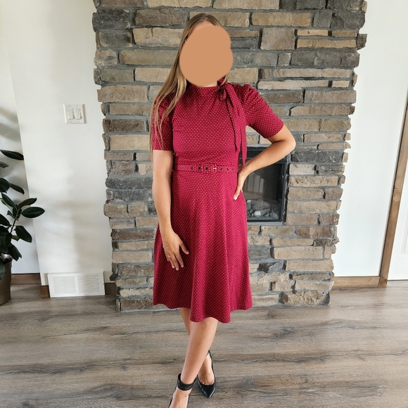 Berry colored Dress - Picture 1 of 2